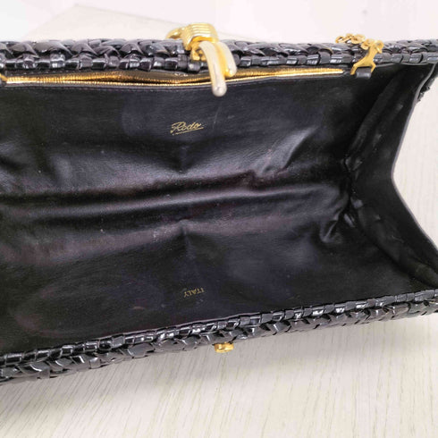 Rodo ラタン編みチェーンショルダーバッグ レディース