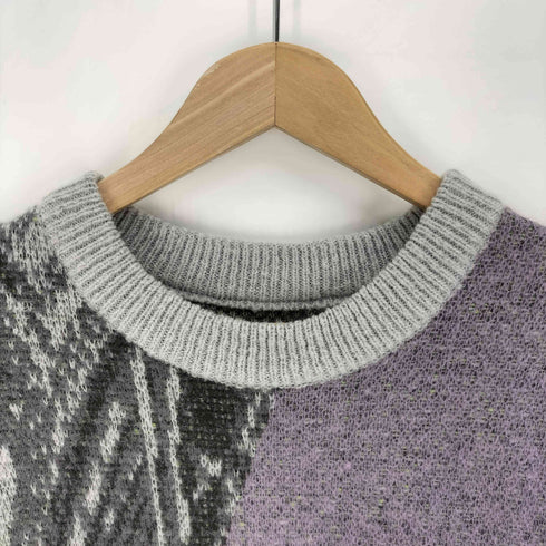メゾンスペシャル MAISON SPECIAL 23AW Airy Mohair Abstract Prime-Over Crew Neck Knit Pullover エアリーモヘアアブストラクトプライムオーバークルーネックニットプルオーバー レディース JPN:2