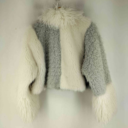 ファーファー furfur エコファーライダースジャケット レディース ONE SIZE