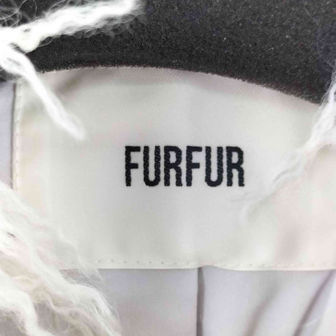 ファーファー furfur エコファーライダースジャケット レディース ONE SIZE