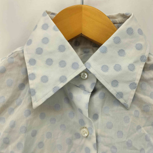 バルバ BARBA NAPOLI ドットデザインシャツ レディース 40