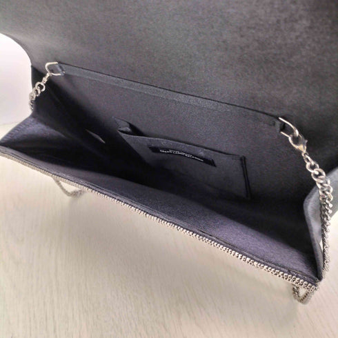 ユナイテッドアローズグリーンレーベルリラクシング UNITED ARROWS green label relaxing ビジュー ストーン装飾ショルダーバッグ レディース