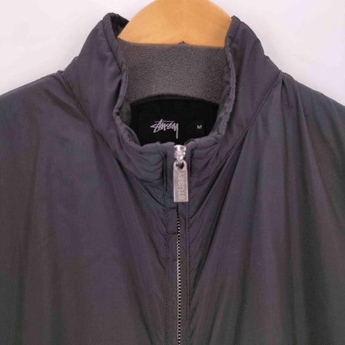 ステューシー Stussy ネックプリントナイロンジップアップジャケット メンズ import:M