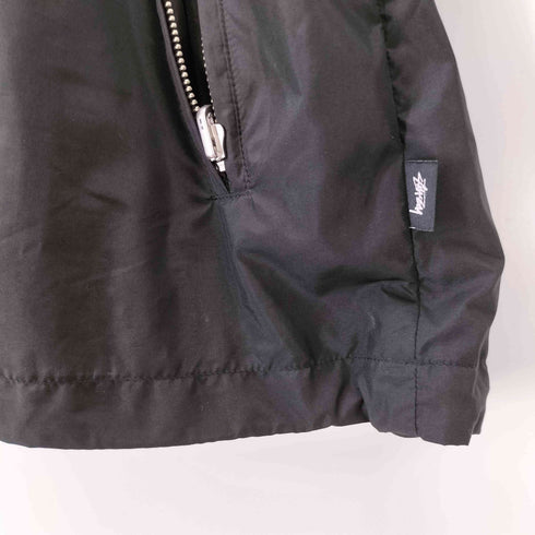 ステューシー Stussy ネックプリントナイロンジップアップジャケット メンズ import:M