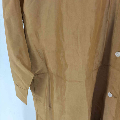 ゼロエイトサーカス 08sircus 18SS シルク混ロングシャツワンピース レディース 0