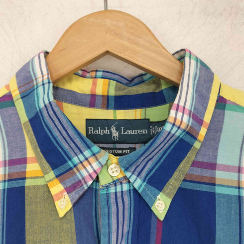 ラルフローレン RALPH LAUREN CUSTOM FIT ポニー刺繍 S/S ボタンダウンシャツ メンズ XXL
