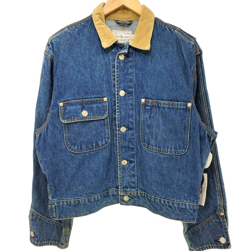 ポロバイラルフローレン Polo by RALPH LAUREN 80-90s 襟コーデュロイ デニム ジャケット 2nd メンズ import:M