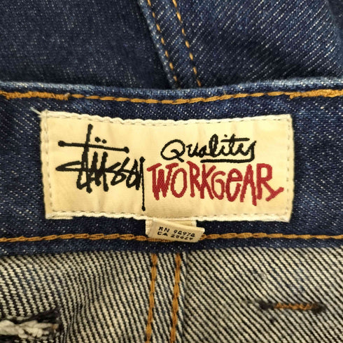 ステューシー Stussy WORKGEAR デニムダブルニーデニムパンツ メンズ 32
