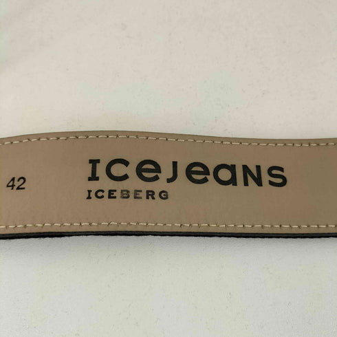 ICEJEANS イタリア製レザーベルト レディース 42