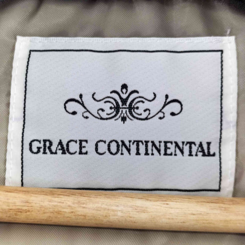 グレースコンチネンタル GRACE CONTINENTAL ラビットファー ダウンコート レディース 36