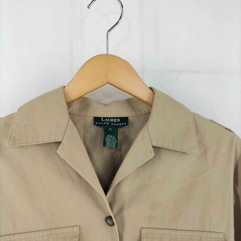 ローレンラルフローレン LAUREN RALPH LAUREN エポレット サイドアジャスター サファリジャケット レディース import:S