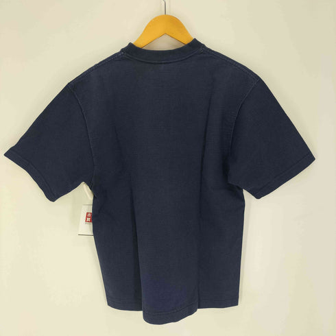 THE THREE ROBBERS USA製 デニム ポケット インディゴ ヘビーウェイト S/S Tシャツ メンズ import:L