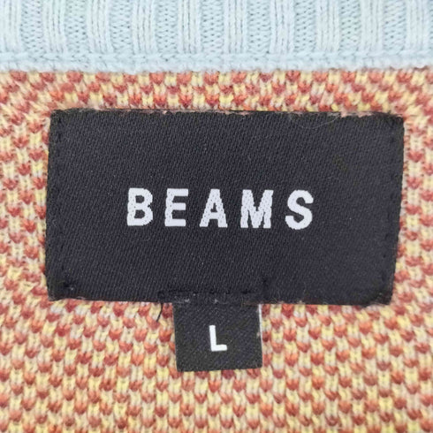 ビームス BEAMS イージー アーガイルVネック ニットセーター メンズ JPN:L