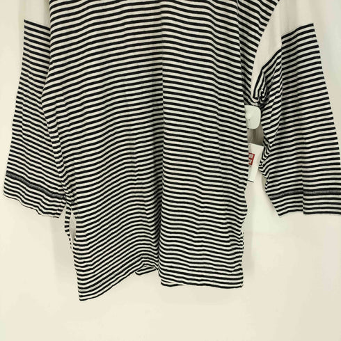 ベター BETTER Border 3/4 Sleeve Tee 裾ポケット スリーブ 切替 ボーダー Tシャツ メンズ JPN:4