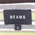 ビームス BEAMS ベロア L/S ボーダーTシャツ メンズ JPN:L