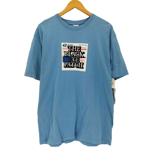 ザブラックアイパッチ THE BLACK EYE PATCH ラベルロゴ クルーネックTシャツ メンズ import:L