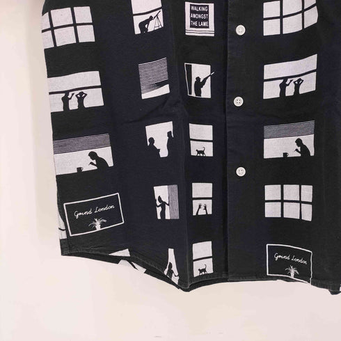 GRIND LONDON グラフィックプリント S/S シャツ メンズ import:M