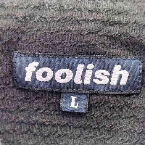 FOOLISH AdRock2 シアサッカーシャツ メンズ JPN:L