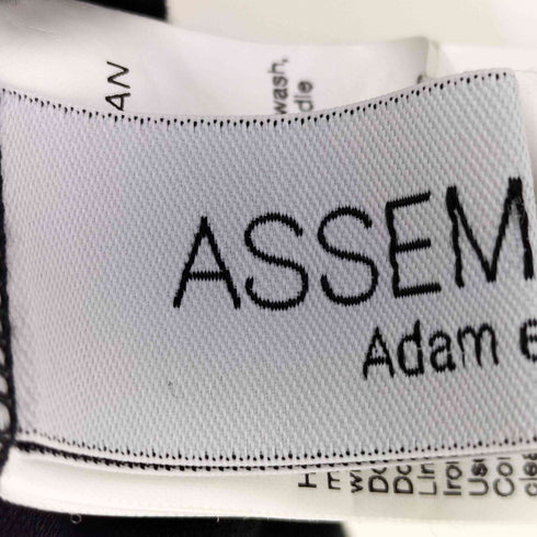 アダムエロペ Adam et Rope ASSEMBLAGE 袖フリル クルーネックTシャツ レディース JPN:38