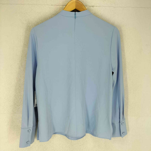 アルアバイル allureville ノーカラー ロングスリーブ ドレープ ブラウス レディース 2