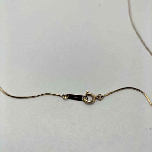 Lilas K10刻印 ゴールド ネックレス レディース