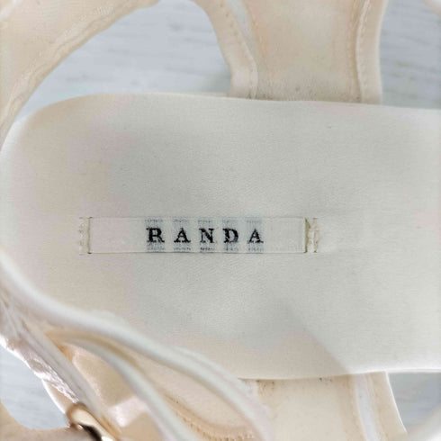 ランダ RANDA ビッグリボン 厚底サンダル レディース LL