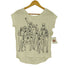 ランバンオンブルー LANVIN en Bleu ロゴ デザインプリント クルーネックTシャツ レディース JPN:38