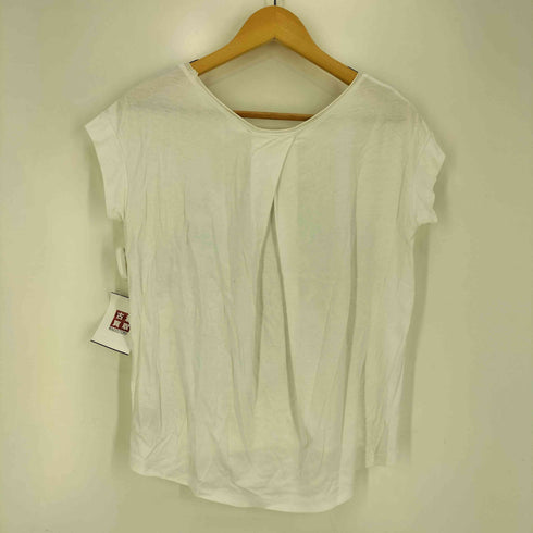 ランバンオンブルー LANVIN en Bleu ロゴ デザインプリント クルーネックTシャツ レディース JPN:38