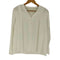 ボールジー BALLSEY 26SS マットサテン Vネックブラウス レディース JPN:36