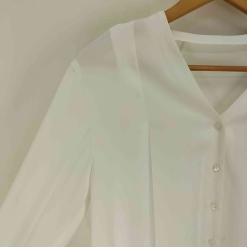 ボールジー BALLSEY 26SS マットサテン Vネックブラウス レディース JPN:36