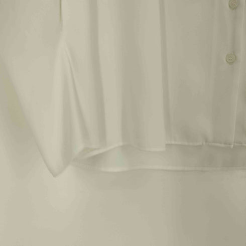 ボールジー BALLSEY 26SS マットサテン Vネックブラウス レディース JPN:36