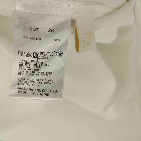 ボールジー BALLSEY 26SS マットサテン Vネックブラウス レディース JPN:36