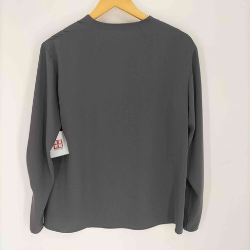 ボールジー BALLSEY 26SS マットサテン Vネックブラウス レディース JPN:36