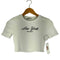 ザラ ZARA クロップド ミニTシャツ レディース import:M