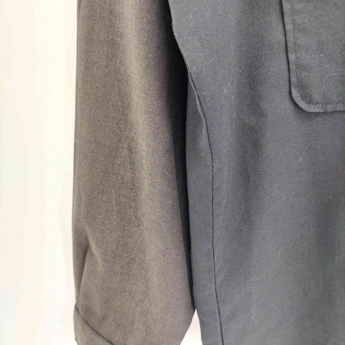 ユーエスネイビー U.S.NAVY CPO Shirts ポリエステルレーヨン アンカーボタン ダブル フラップポケット CPOシャツ メンズ
