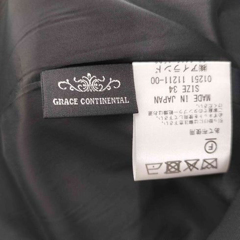 グレースコンチネンタル GRACE CONTINENTAL センタープレス スラックス レディース 34