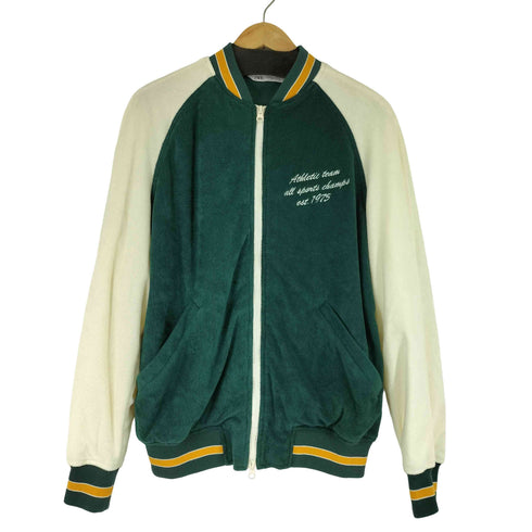 ザラ ZARA パイル地 ジップアップブルゾン メンズ import:S