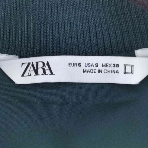 ザラ ZARA パイル地 ジップアップブルゾン メンズ import:S