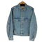 ザラ ZARA CROPPED FIT DENIM JAKET メンズ import:S