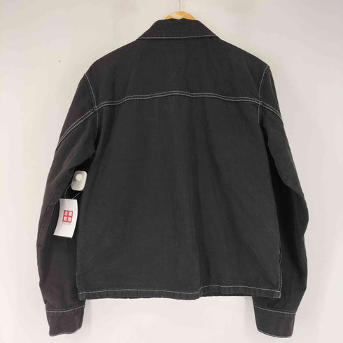 ザラ ZARA コントラスト トップステッチ ジャケット メンズ import:M