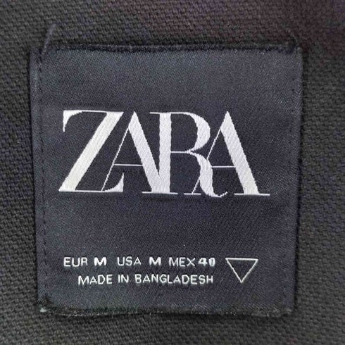 ザラ ZARA コントラスト トップステッチ ジャケット メンズ import:M