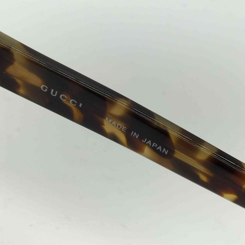 グッチ GUCCI レオパード ウェリントン型 伊達メガネ メンズ 53□15-140