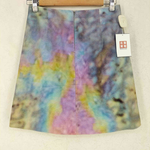 カルヴェン CARVEN マーブル起毛 ミディアムスカート レディース 36