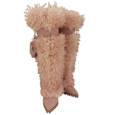 イエロー YELLO 24aw COTTON CANDY LONG BOOTS レディース JPN:L