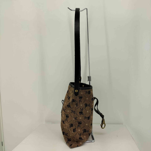 イルビゾンテ IL BISONTE イタリア製 Monogram Canvas Shoulder Bag モノグラム キャンバス ショルダーバッグ メンズ