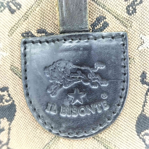 イルビゾンテ IL BISONTE イタリア製 Monogram Canvas Shoulder Bag モノグラム キャンバス ショルダーバッグ メンズ