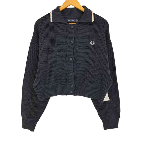 フレッドペリー FRED PERRY 別注 カラー カーディガン レディース 38