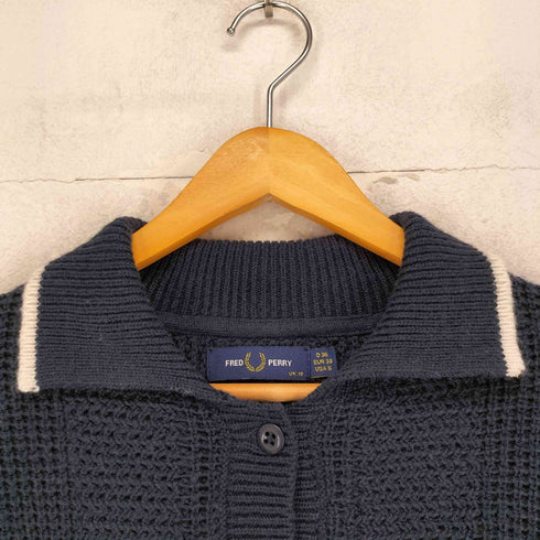フレッドペリー FRED PERRY 別注 カラー カーディガン レディース 38