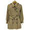 バーバリーロンドン BURBERRY LONDON MADE IN ITALY Balmacaan Coat イタリア製生地 裏地ノバチェック ガンフラップ付き ダブル バルマカーン ステンカラー コート レディース 38