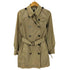 バーバリーロンドン BURBERRY LONDON MADE IN ITALY Balmacaan Coat イタリア製生地 裏地ノバチェック ガンフラップ付き ダブル バルマカーン ステンカラー コート レディース 38